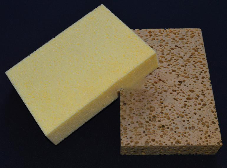Polyester seaweed sponge