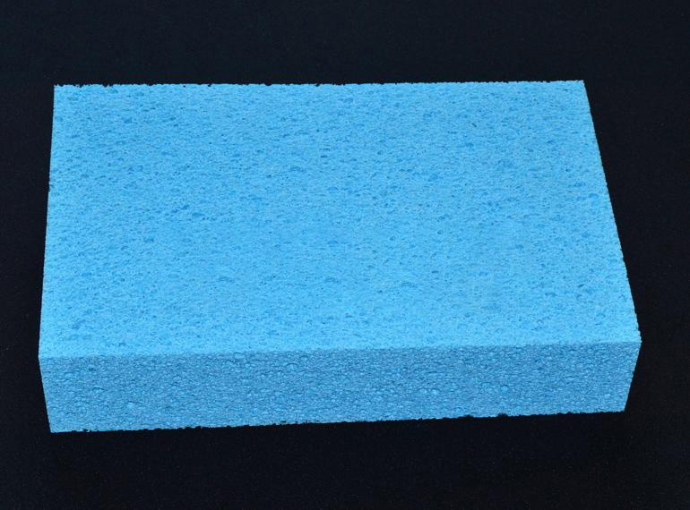 Wood pulp sponge