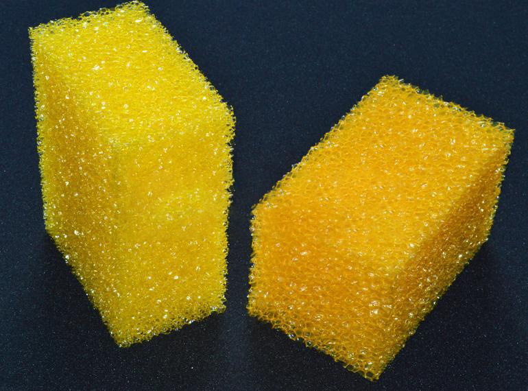 Polyester seaweed sponge