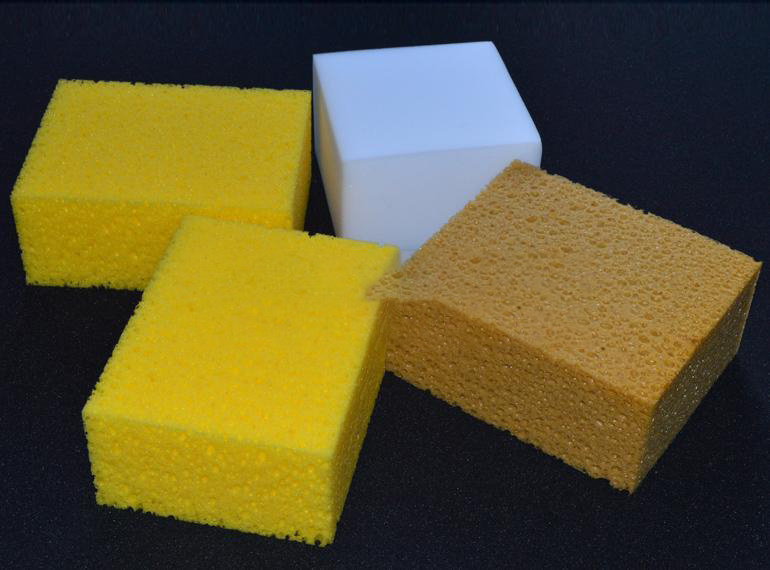 Polyester seaweed sponge